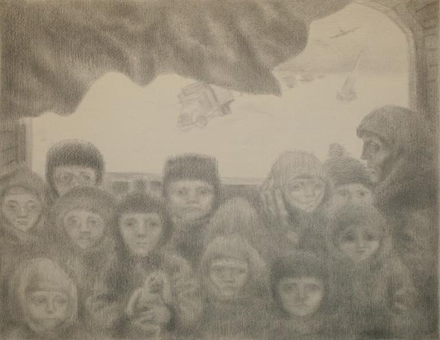 Гетманский А.М. На большую землю. Из серии «Память о Войне». 1978 Гетманский А.М. На большую землю. Из серии «Память о Войне». 1978